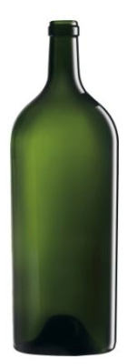 HP-306 Bordeaux Imperiale 6L Large Format Champagne Green Glass Wine Bottle with Cork Finish – Eco-Friendly Wine Packaging