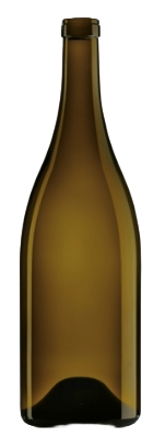 HP-300 Bordeaux Tradition 3L Large Format Antique Green Glass Wine Bottle with Cork Finish – Eco-Friendly Wine Packaging